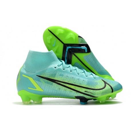 Zapatillas Nike Mercurial Superfly VIII Elite DF FG Turquesa Lima