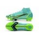 Zapatillas Nike Mercurial Superfly VIII Elite DF FG Turquesa Lima