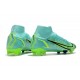 Zapatillas Nike Mercurial Superfly VIII Elite DF FG Turquesa Lima