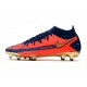 Botas Nike Phantom GT Elite DF FG Naranja Azul Oro