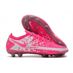 Zapatos Nike Phantom GT Elite FG Rosa Blanco