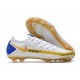 Zapatos Nike Phantom GT Elite FG Blanco Oro Azul