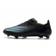 Bota de futbol adidas X Ghosted.1 FG Negro Cyan Gris