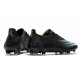 Bota de futbol adidas X Ghosted.1 FG Negro Cyan Gris