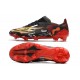 Bota de futbol adidas X Ghosted.1 FG Negro Rojo Oro