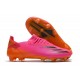 Bota de futbol adidas X Ghosted.1 FG Rosa Negro Naranja