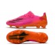 Bota de futbol adidas X Ghosted.1 FG Rosa Negro Naranja