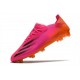 Bota de futbol adidas X Ghosted.1 FG Rosa Negro Naranja