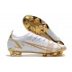 Zapatillas Nike Mercurial Vapor 14 Elite FG Blanco Oro