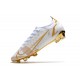 Zapatillas Nike Mercurial Vapor 14 Elite FG Blanco Oro