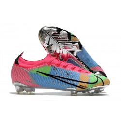 Zapatillas Nike Mercurial Vapor 14 Elite FG Azul Rosa Verde