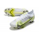 Nike Mercurial Vapor XIV Elite FG Blanco Negro Metálico Plateado