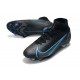 Zapatillas Nike Mercurial Superfly VIII Elite DF FG Negro Gris Hierro