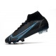 Zapatillas Nike Mercurial Superfly VIII Elite DF FG Negro Gris Hierro