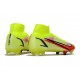 Zapatillas Nike Mercurial Superfly VIII Elite DF FG Volt Carmesí Negro