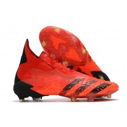 Zapatos adidas Predator Freak+ FG Rojo Negro Rojo Solar