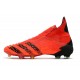 Zapatos adidas Predator Freak+ FG Rojo Negro Rojo Solar