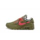 Zapatillas Off-white X Nike Air Max 90 Hombres Verde Rosa