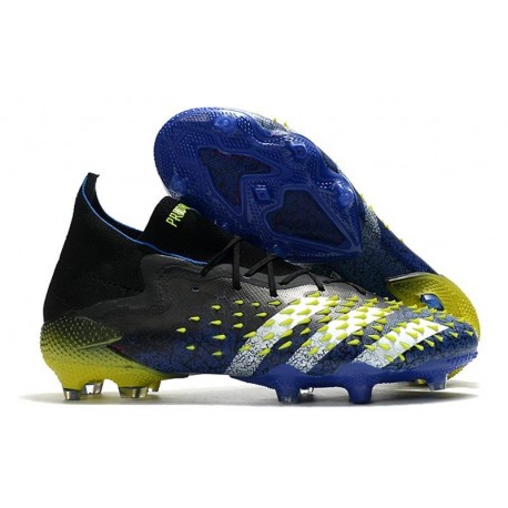 adidas Predator Freak.1 FG Azul Negro Blanco Amarillo Solar