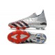 adidas Predator Freak.1 FG Argento Metallico Nero Core Scarlatto