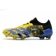 Botas de fútbol Predator Freak.1 Low FG X-Men Wolverine - Amarillo Fluor Plateado Metálico Negro