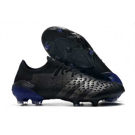 Botas de fútbol Predator Freak.1 Low FG Negro Hierro Metálico Tinta