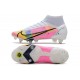 Nike Mercurial Superfly VIII Elite SG-PRO AC Blanco Platino Rosa