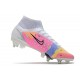 Nike Mercurial Superfly VIII Elite SG-PRO AC Blanco Platino Rosa