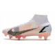 Nike Mercurial Superfly VIII Elite SG-PRO AC Blanco Negro Carmesí