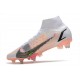 Nike Mercurial Superfly VIII Elite SG-PRO AC Blanco Negro Carmesí