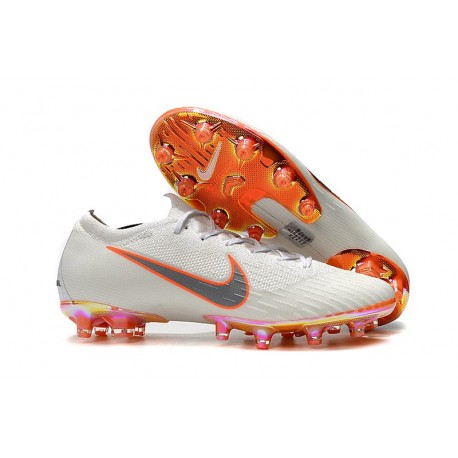 Nike Mercurial Vapor XII Elite AG-PRO Zapatillas Blanca Naranja