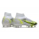 Nike Mercurial Superfly VIII Elite SG-PRO AC Blanco Negro Metálico Plateado