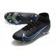 Nike Mercurial Superfly VIII Elite SG-PRO AC Negro Gris Hierro