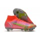 Nike Mercurial Superfly VIII Elite SG-PRO AC Carmesi Plateado Metalizado