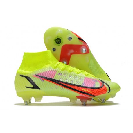 Nike Mercurial Superfly VIII Elite SG-PRO AC Volt Carmesí Negro