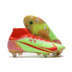 Nike Mercurial Superfly VIII Elite SG-PRO AC Verde Rojo