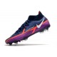 Nike Zapatillas Phantom GT2 Elite DF FG Azul Marino Blanco Morado