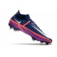 Nike Zapatillas Phantom GT2 Elite DF FG Azul Marino Blanco Morado