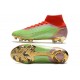 Zapatillas Nike Mercurial Superfly VIII Elite DF FG Verde Rojo Oro