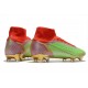 Zapatillas Nike Mercurial Superfly VIII Elite DF FG Verde Rojo Oro