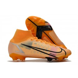 Zapatillas Nike Mercurial Superfly VIII Elite DF FG Naranja Negro