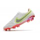 Nike Tiempo legend 9 Elite FG Blanco Negro Carmesí Rosa