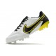 Nike Tiempo legend 9 Elite FG Blanco Gris Humo Oscuro Negro Amarillo