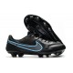 Nike Tiempo legend 9 Elite FG Negro Gris Hierro