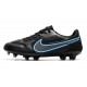 Nike Tiempo legend 9 Elite FG Negro Gris Hierro