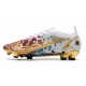 Nike Mercurial Vapor XIV Elite FG Blanco Rojo Oro Azul