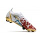 Nike Mercurial Vapor XIV Elite FG Blanco Rojo Oro Azul