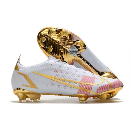 Nike Mercurial Vapor XIV Elite FG Blanco Rosa Oro