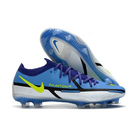 Nike Phantom GT II Elite FG Azul Gris Amarillo