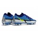 Nike Phantom GT II Elite FG Azul Gris Amarillo